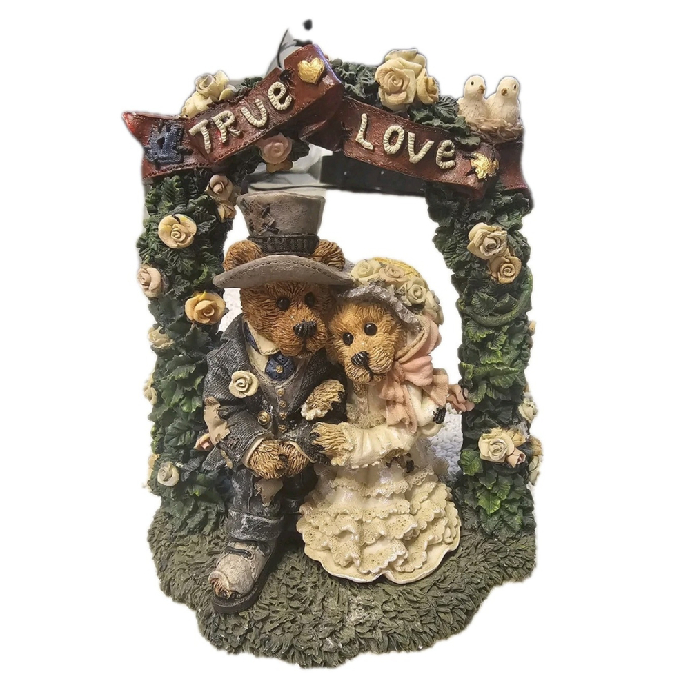 Boyds Bears TRUE LOVE Figurine Grenville Beatrice Wedding Marriage Resin #2274